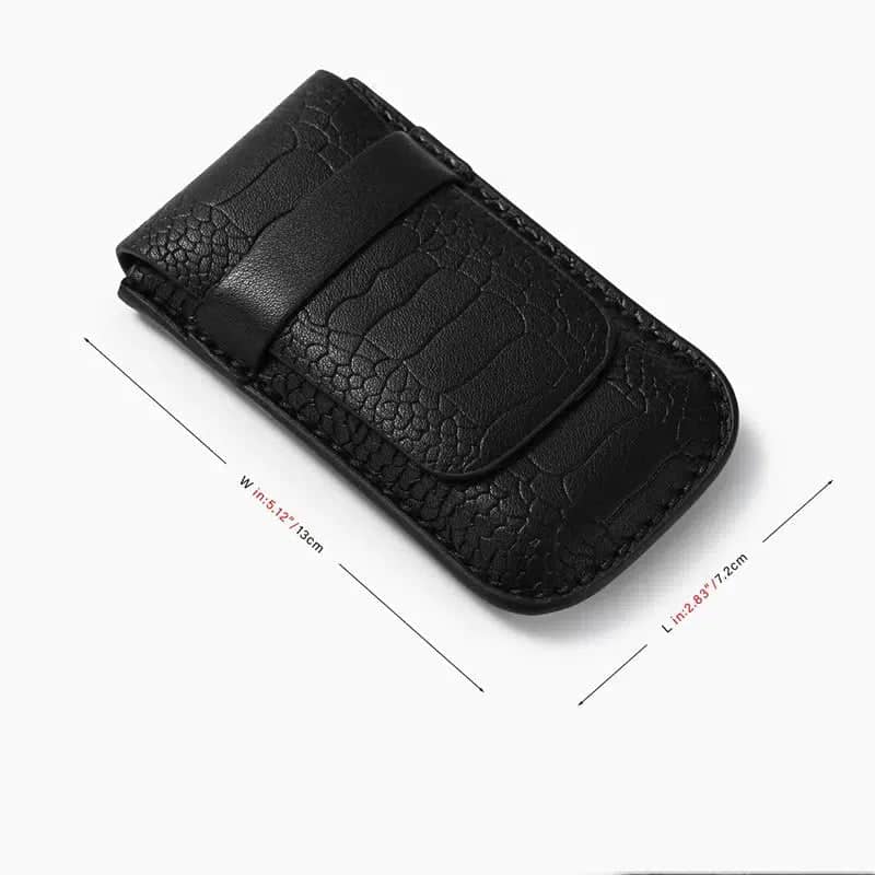 Porta orologi in pelle CROQ nero-Le Remontoir-2