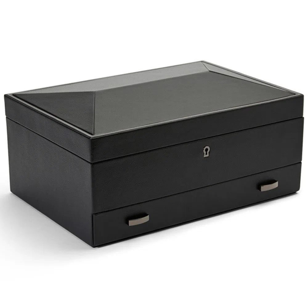 Porta Orologi - British Racing 10 orologi Nero con vano portaoggetti-Porta Orologi-2