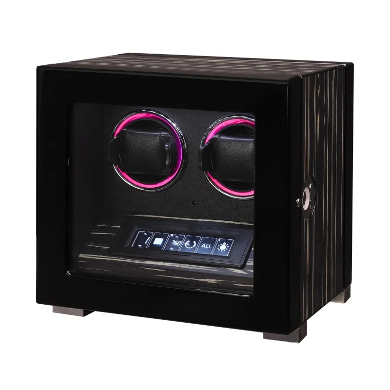 Carica orologi automatici duo nero ebano-Le Remontoir-1