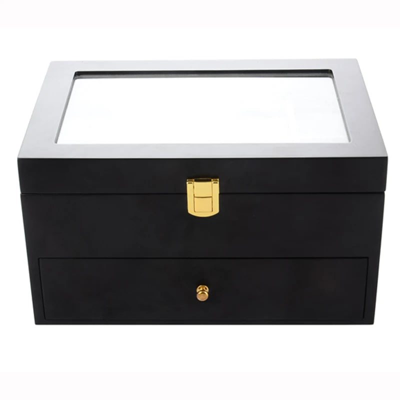 Porta orologi - Cofano Armonia Nero-Le Remontoir-3