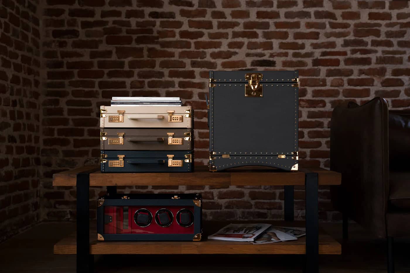 Carica Orologi - Trunk Toga Grigio Scuro-Le Remontoir-5