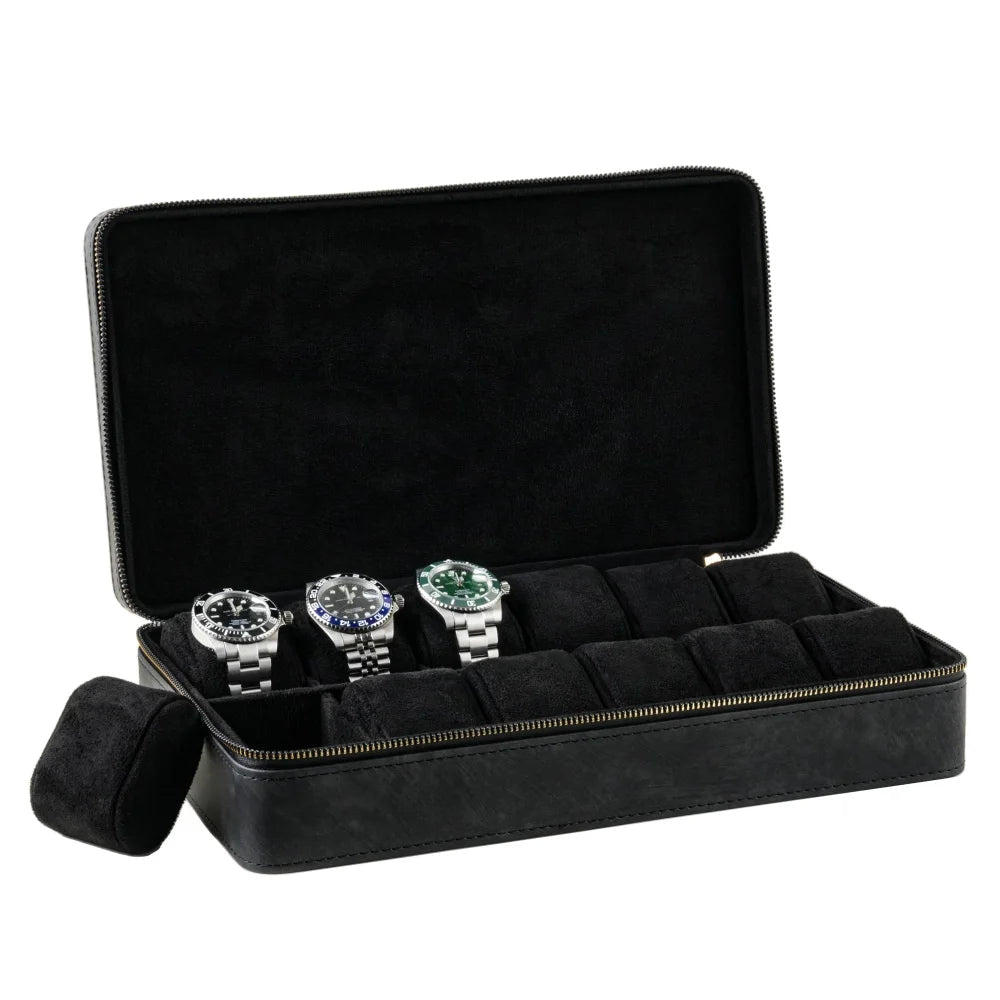 Porta orologi - Astuccio spazioso nero-Le Remontoir-1