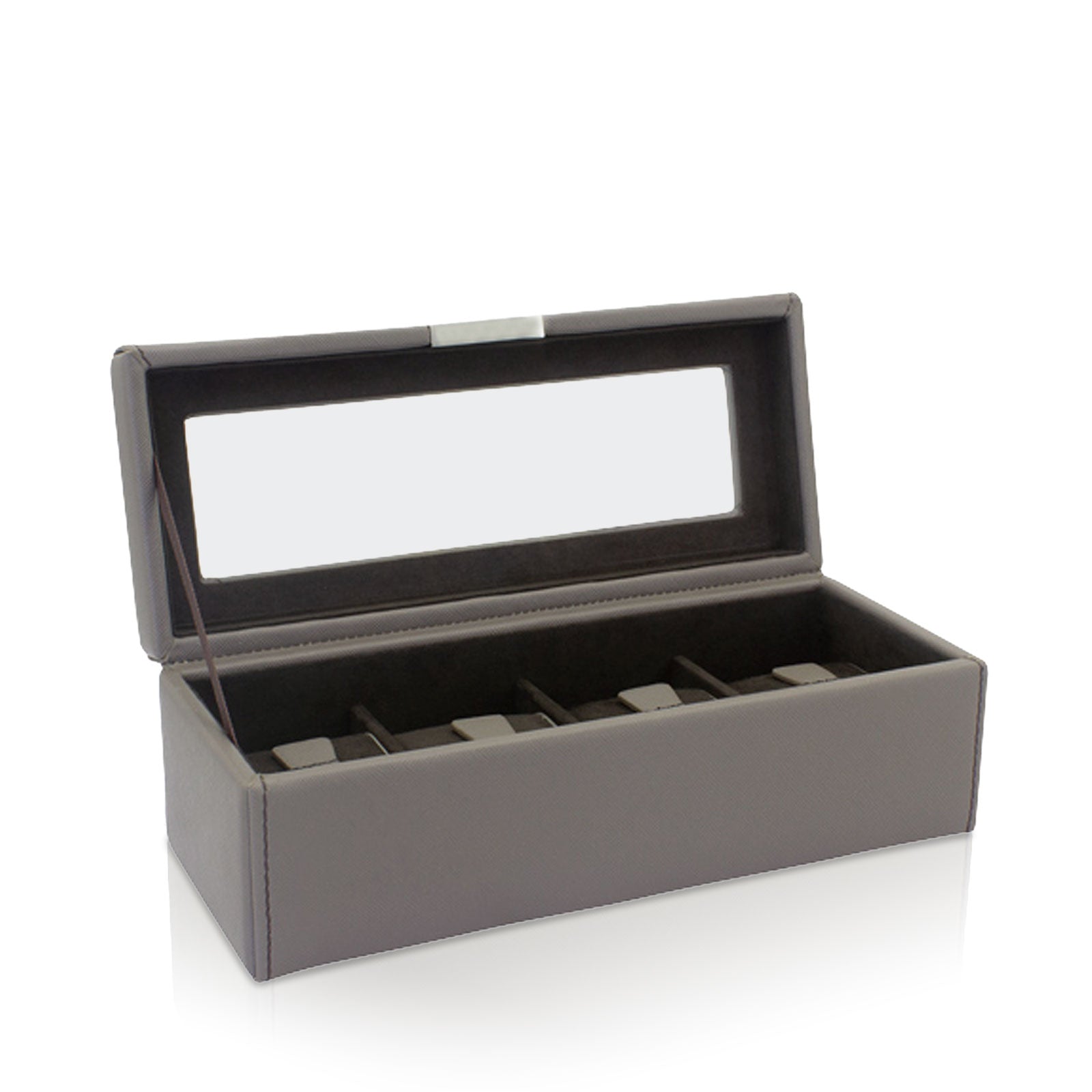 Porta Orologi - Bond Cross Grain 4 Taupe-Le Remontoir-1