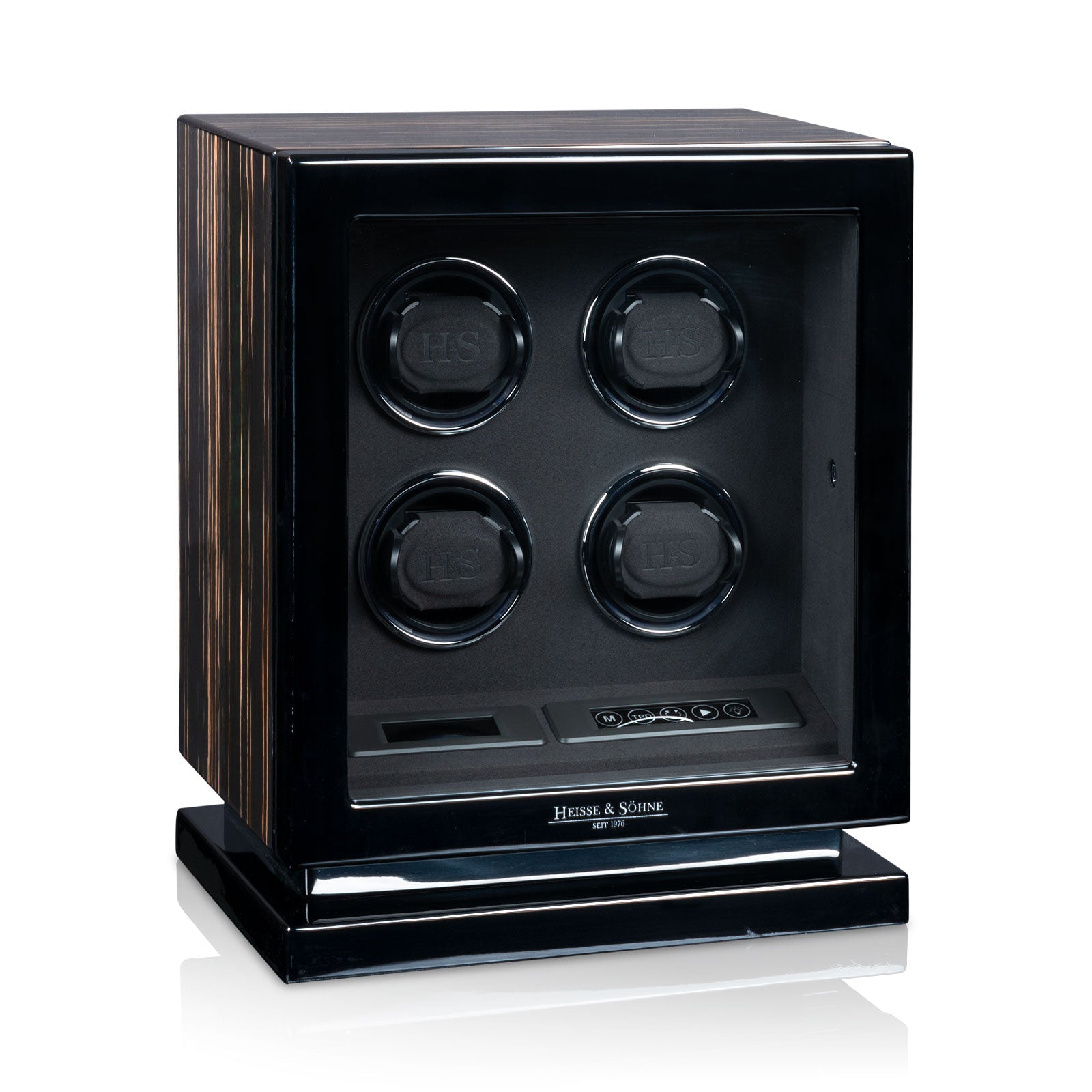 Carica Orologi Automatici - Rome 4 Ebano alta brillantezza-Le Remontoir-2