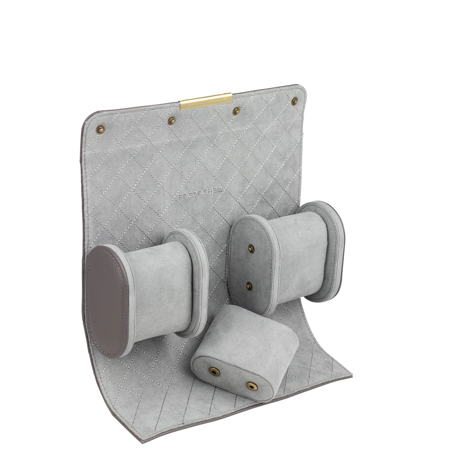 Porta Orologi - Roll Dinasty in Pelle per 3 Orologi Antracite-Le Remontoir-3