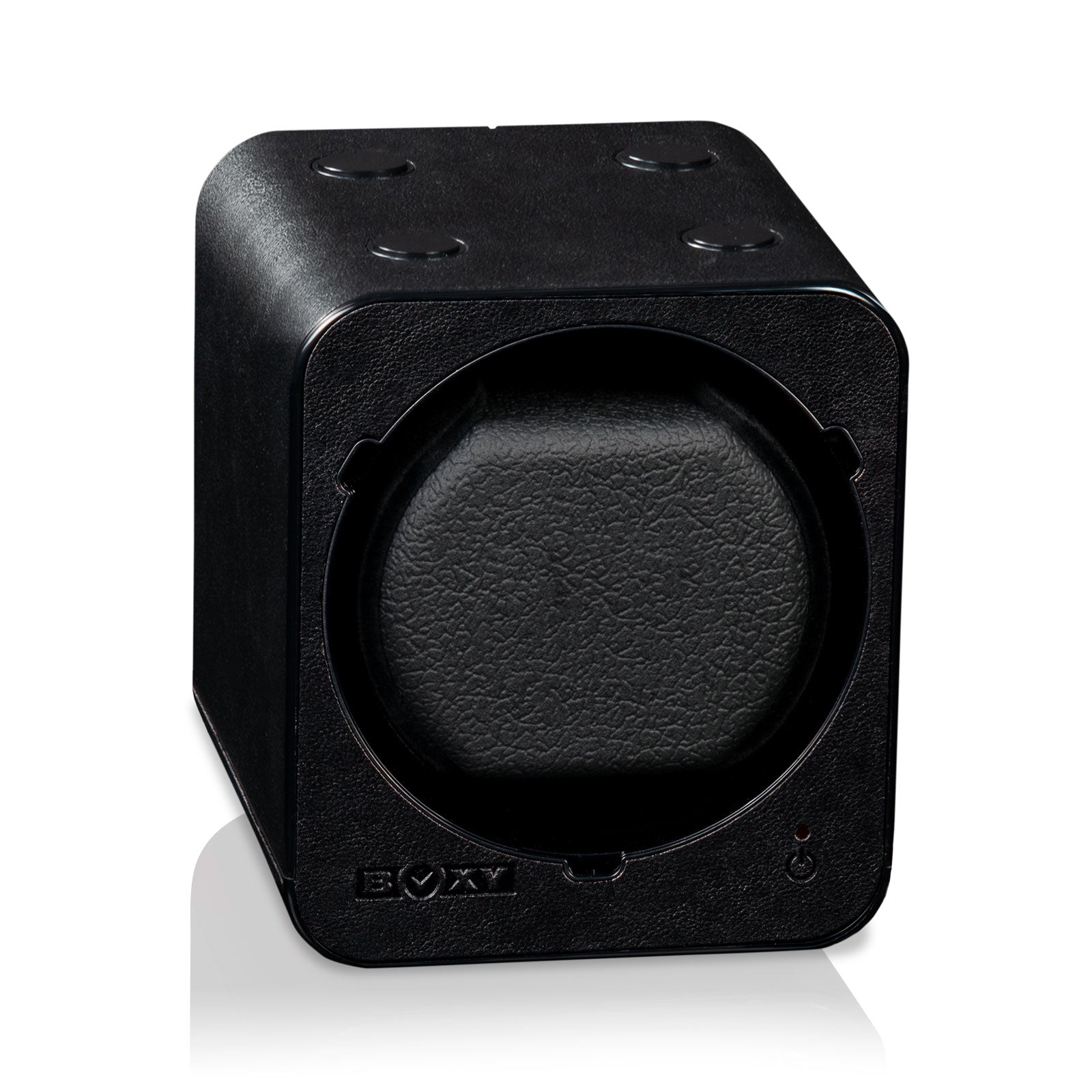 Carica Orologi Automatici Boxy Fancy Brick - Pelle Nera senza Alimentazione-Le Remontoir-2