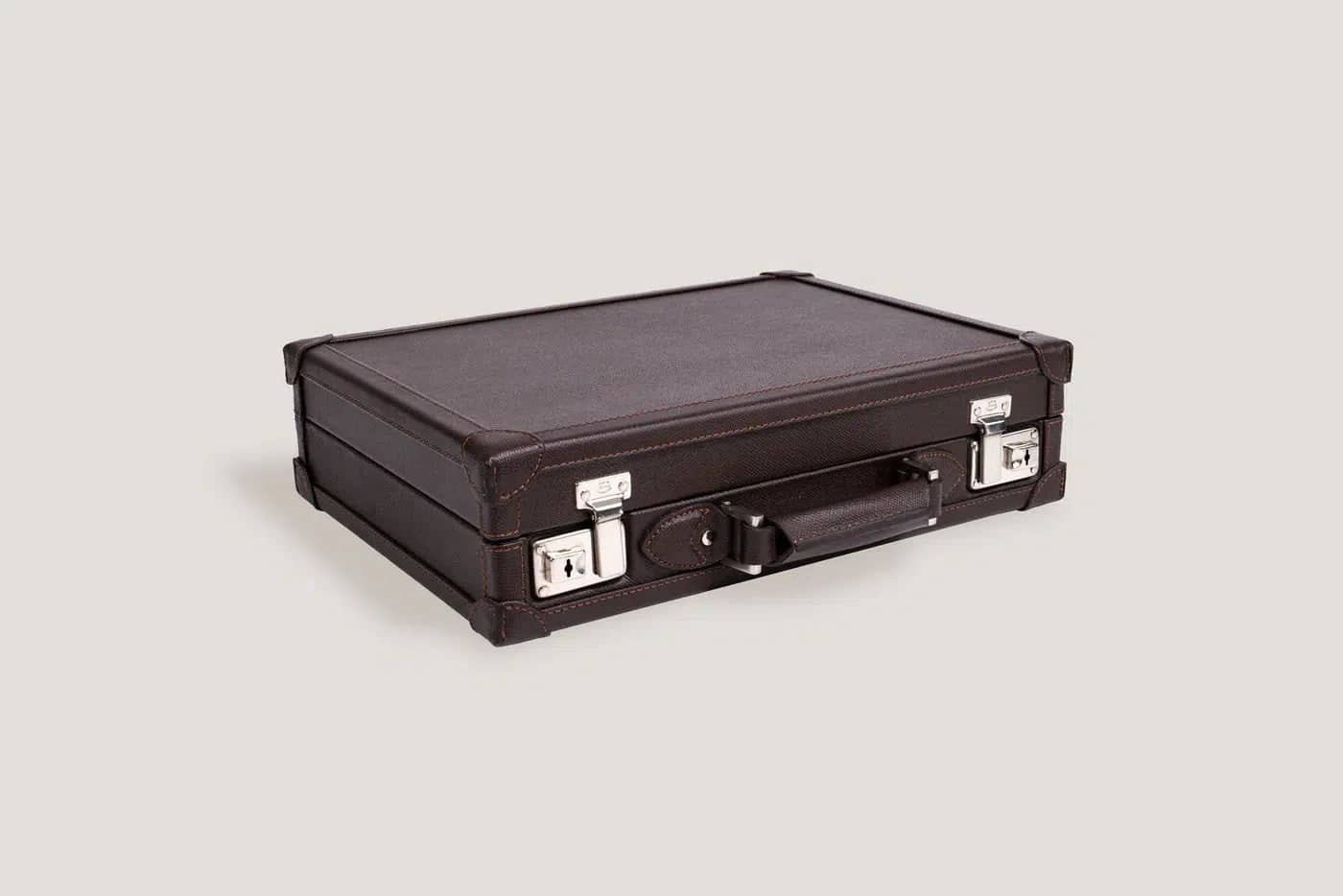 Porta Orologi - Master Safiano Marrone Scuro-Le Remontoir-5