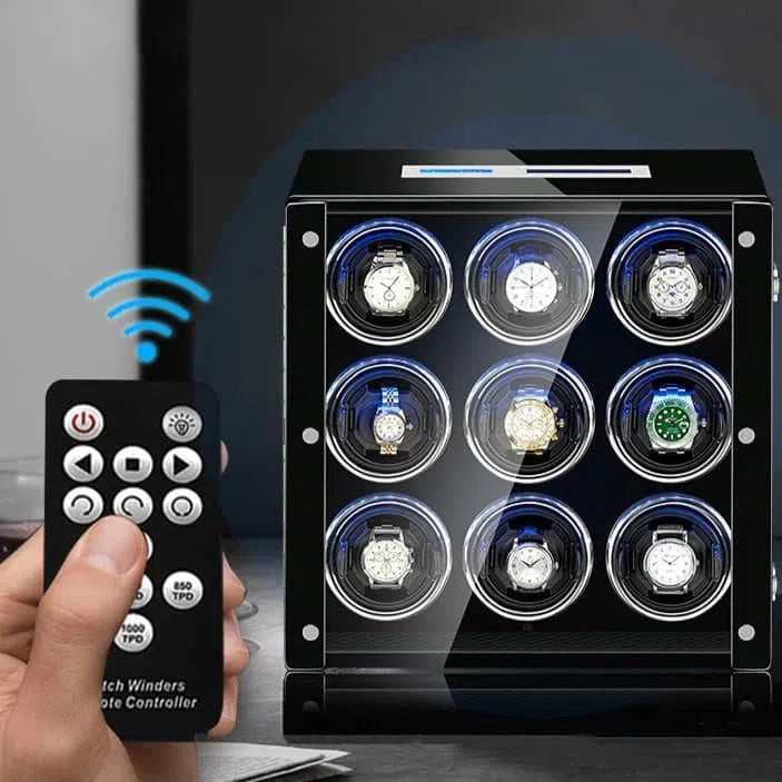 Carica Orologi Automatico Premium Piano 6 Scomparti-Le Remontoir-2