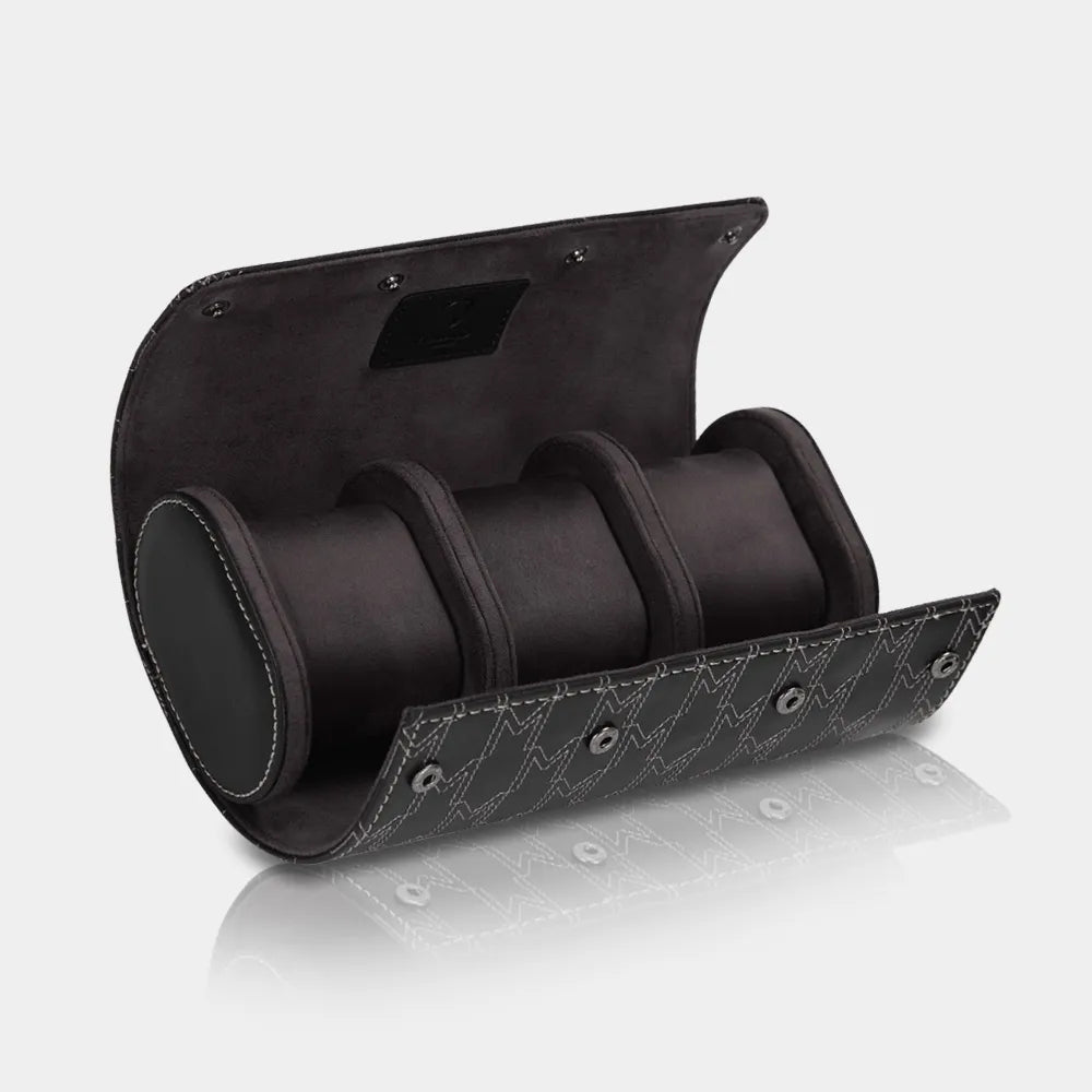 Porta Orologi - OPTIMUS 3 Orologi Nero / Bianco-Porta Orologi-1