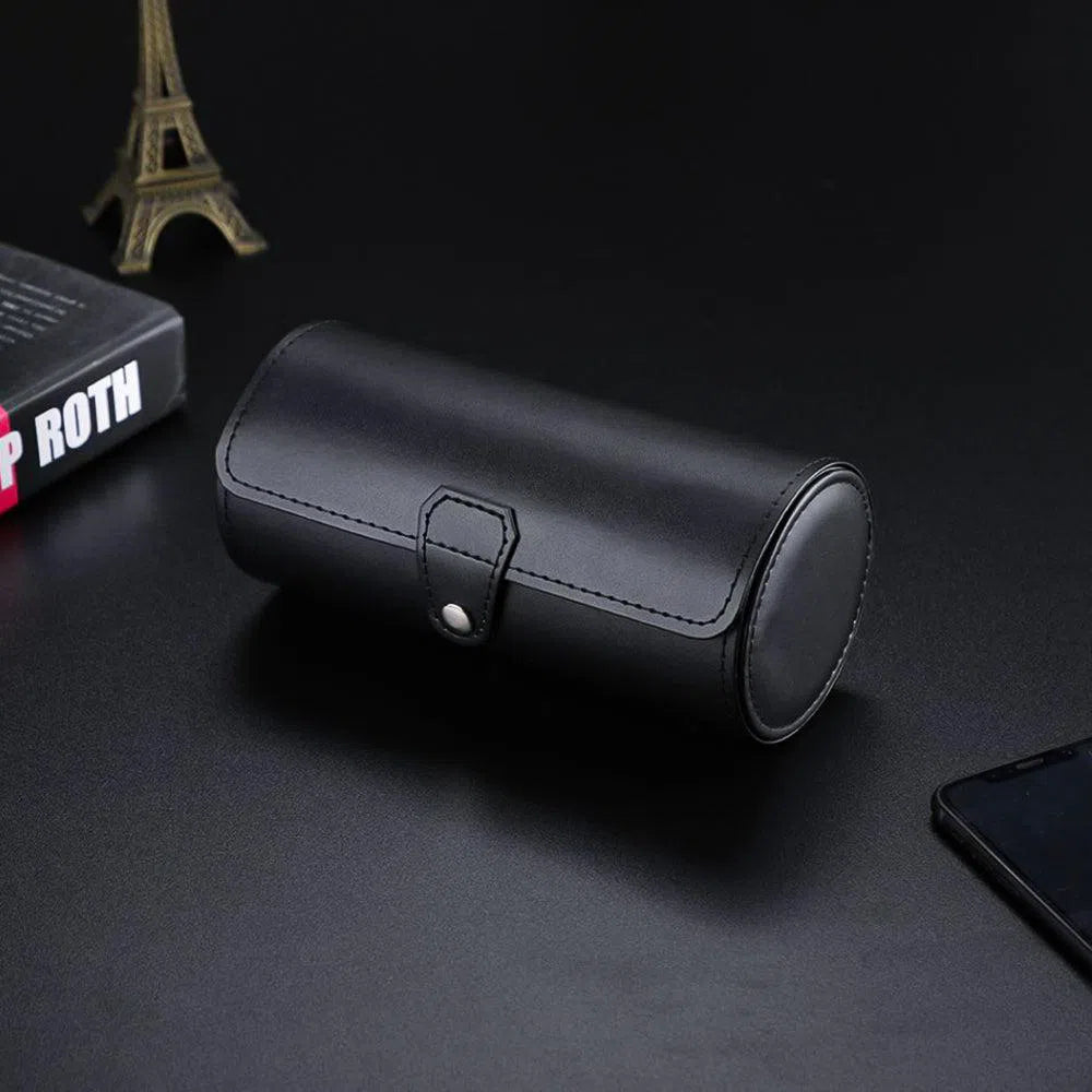 Custodia per Orologio - Nero Semplice-Le Remontoir-3