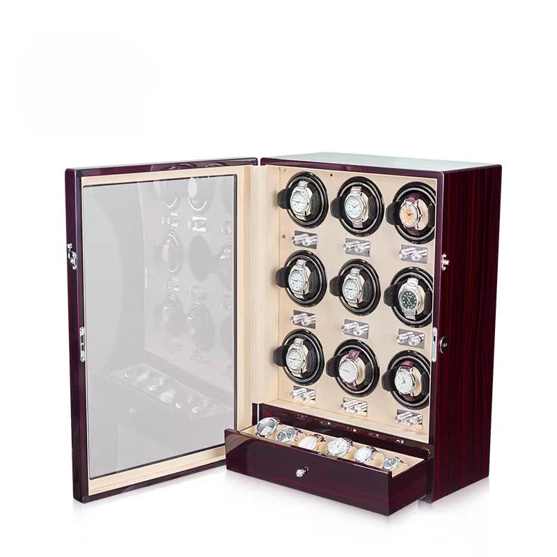 Carica Orologi Automatici - Porta Orologi Verticale di Lusso per 9 Orologi-Le Remontoir-1