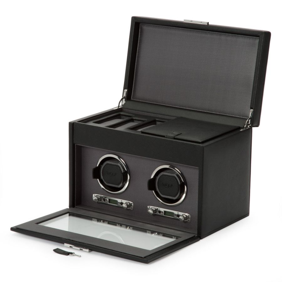 Carica orologi automatici doppio con porta orologi-Le Remontoir-1