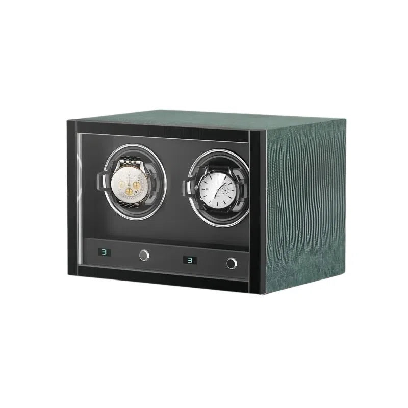 Carica Orologi Automatici Duo Smeraldo Nero-Le Remontoir-1