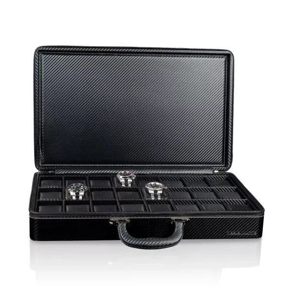 Porta Orologi - Tampa 24 Orologi Nero / Carbonio-Porta Orologi-2