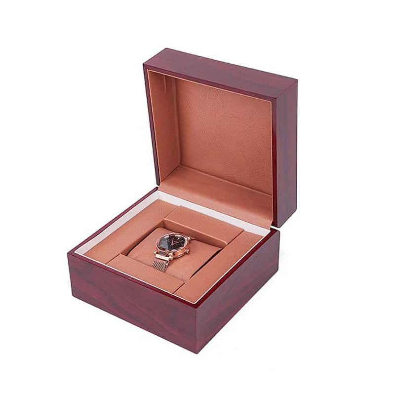 Porta orologi in legno rosso-Le Remontoir-1