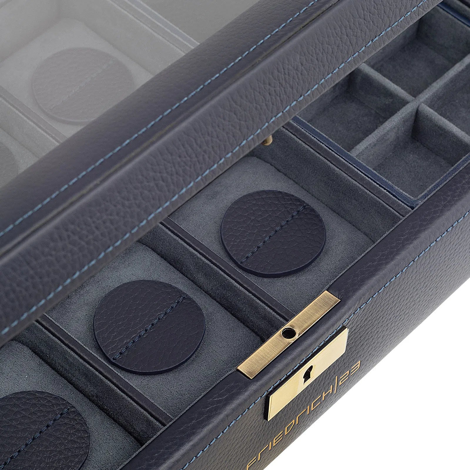 Porta Orologi - Jumbo Dynasty 8 orologi Blu-Porta Orologi-4