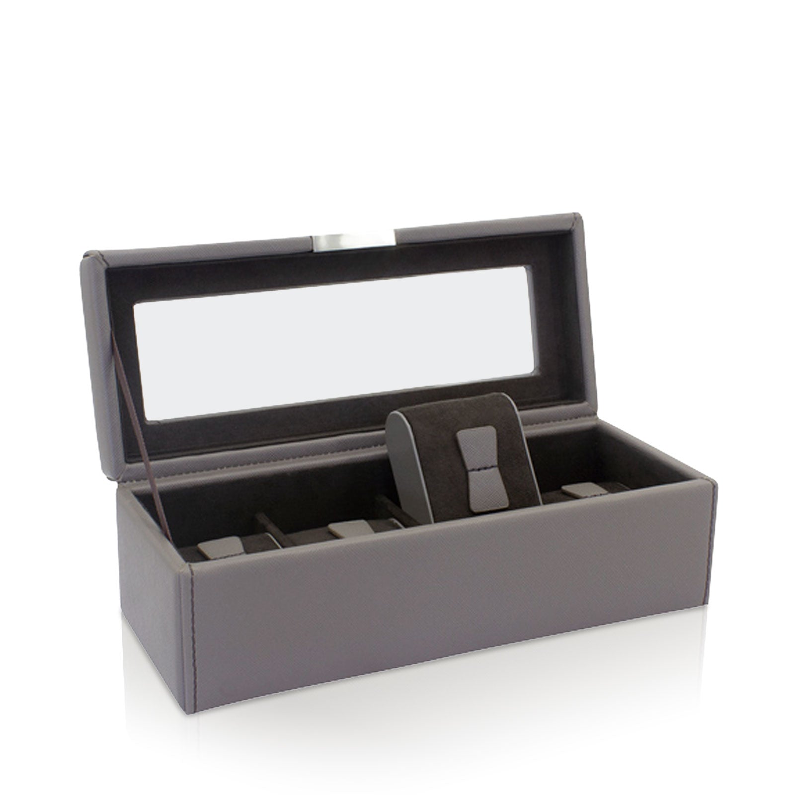 Porta Orologi - Bond Cross Grain 4 Taupe-Le Remontoir-3