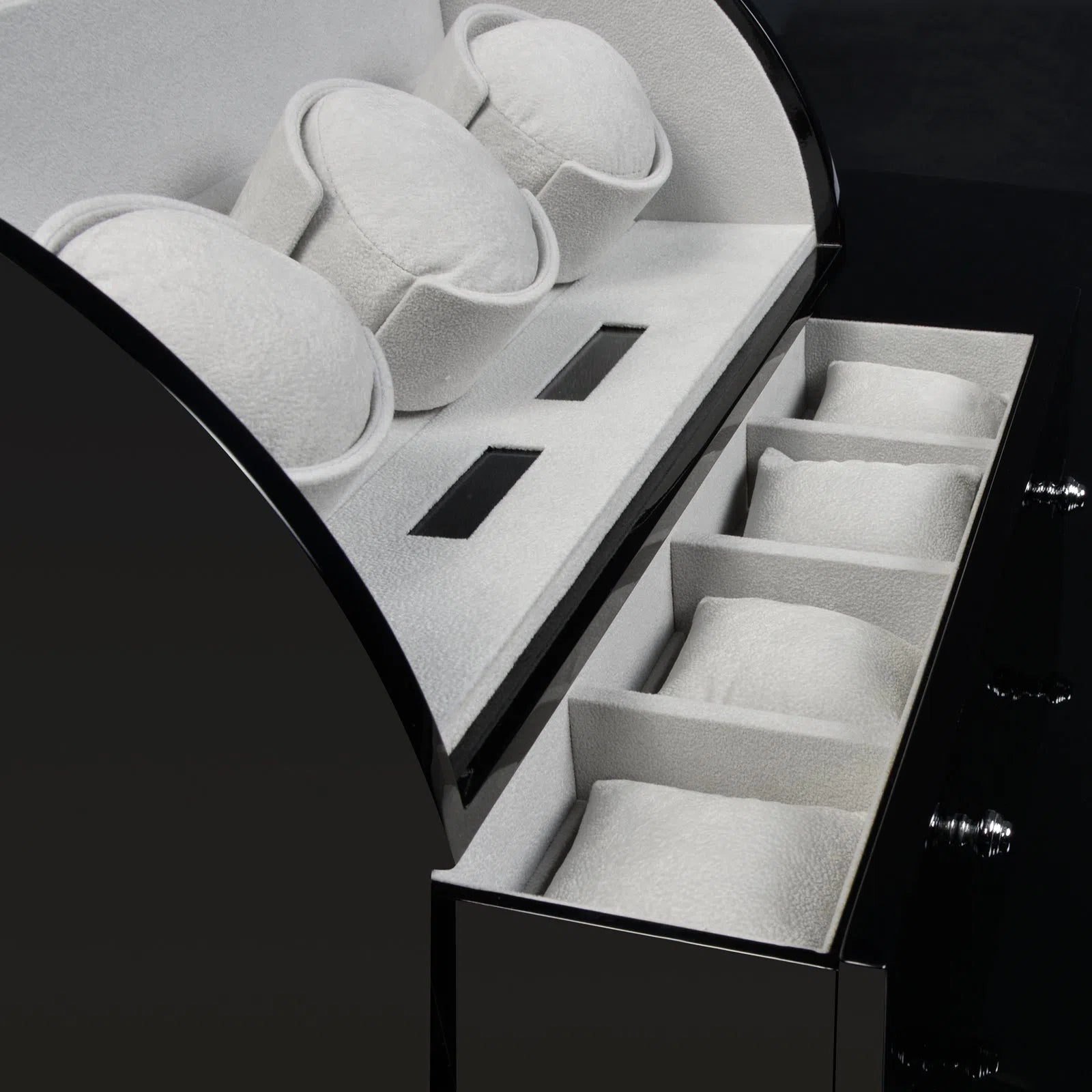 Carica Orologi Automatici - Basel 3 LCD Nero-Le Remontoir-2