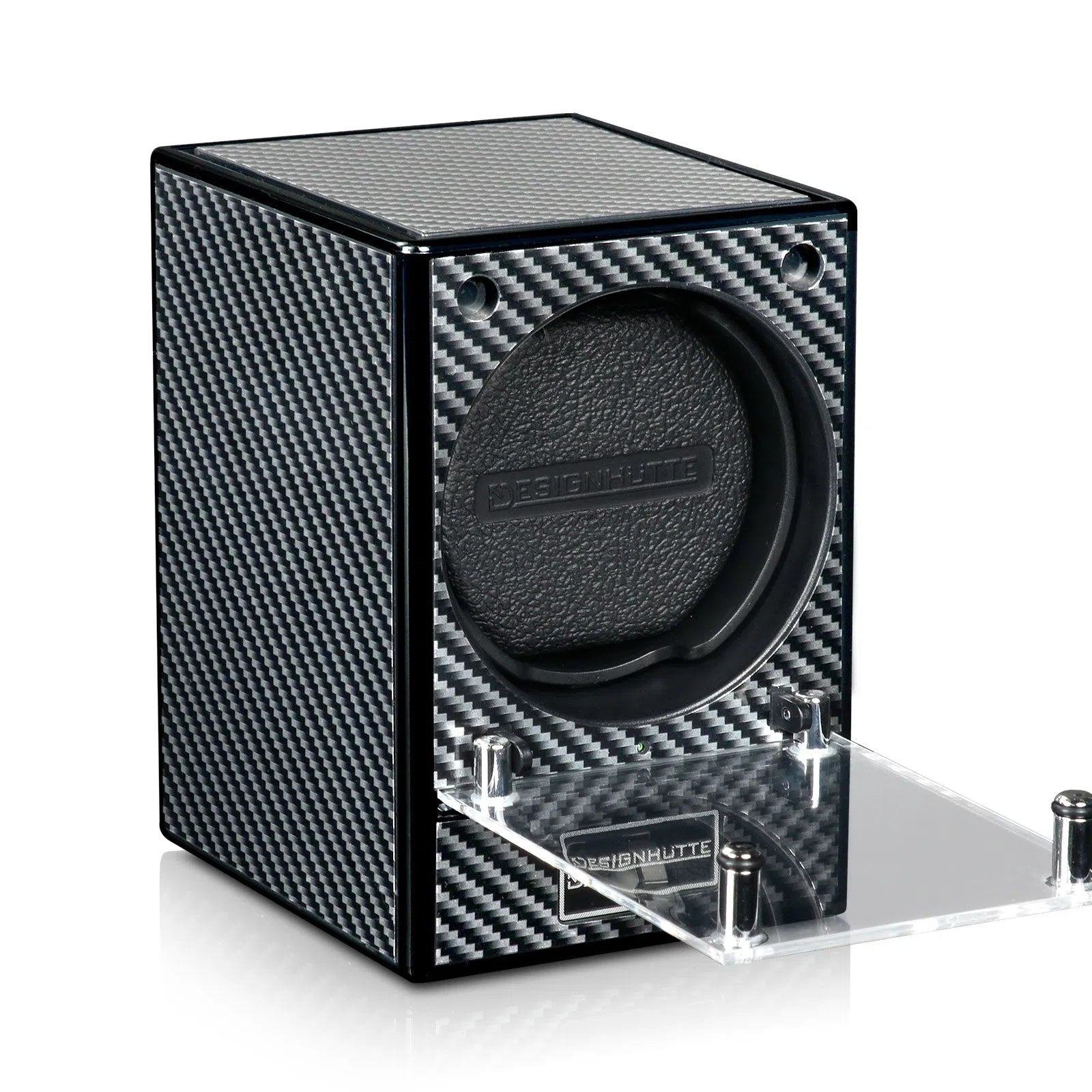 Carica Orologi Automatici - Guignol Piccolo 2.0 (senza adattatore di corrente) Lacca Carbonio-Le Remontoir-1