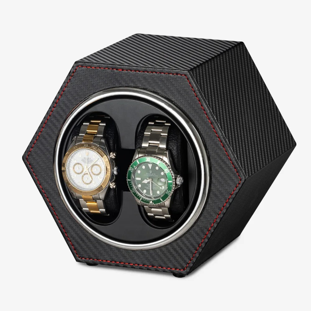 Carica orologi esagonale duo in carbonio 1