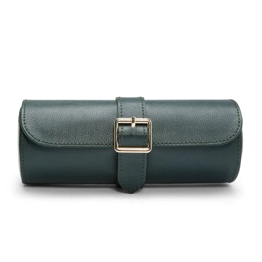 Porta orologi triplo British Racing verde-Le Remontoir-1