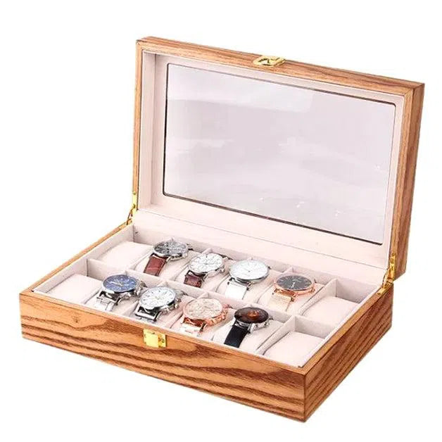Cofanetto Porta Orologi - Acacia Spaziosa-Le Remontoir-1