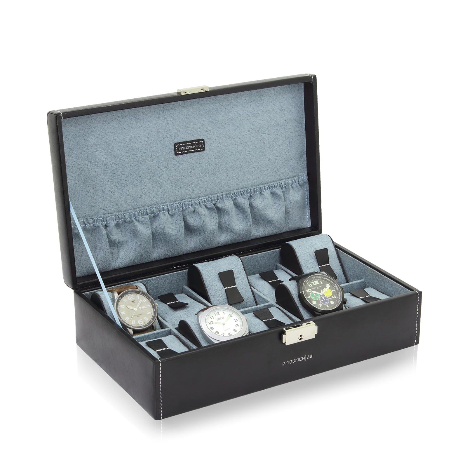 Porta Orologi - Bond 10 orologi Nero-Le Remontoir-1