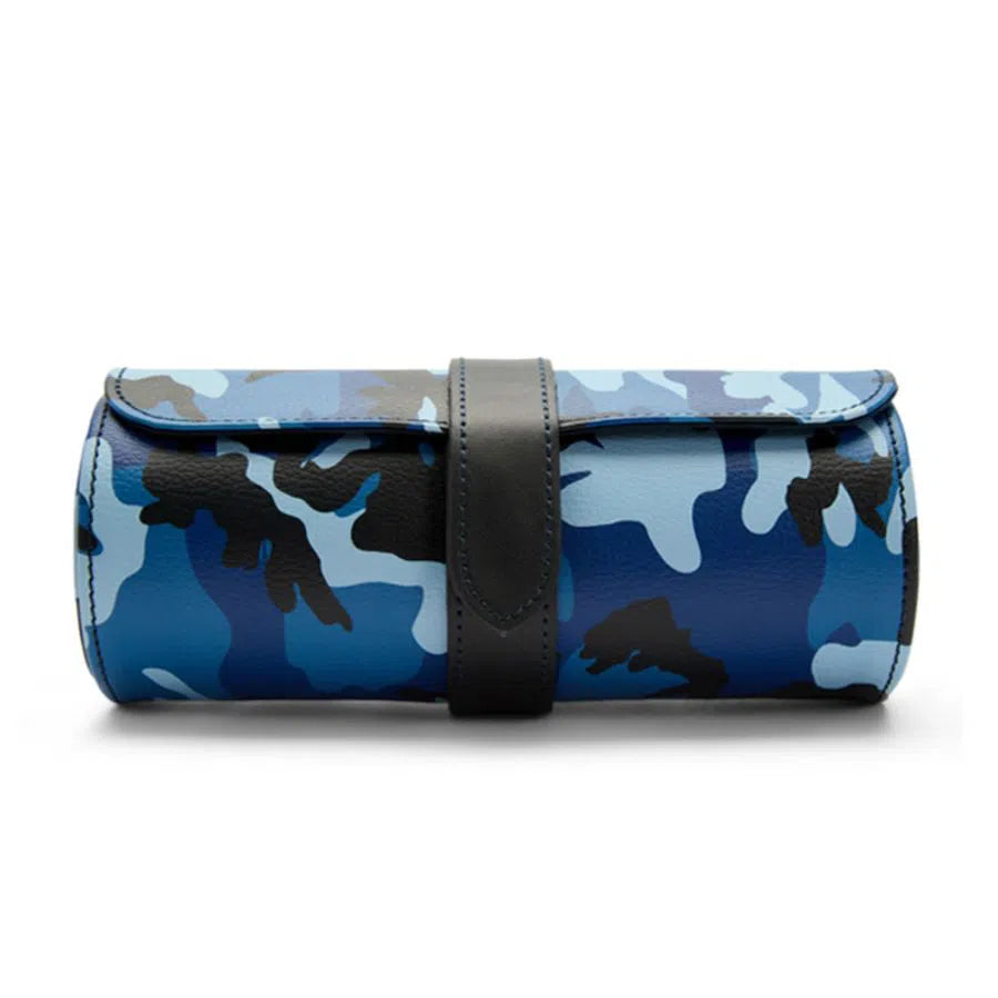 Rotolo triplo porta orologi Elements Acqua con capsula-Le Remontoir-1