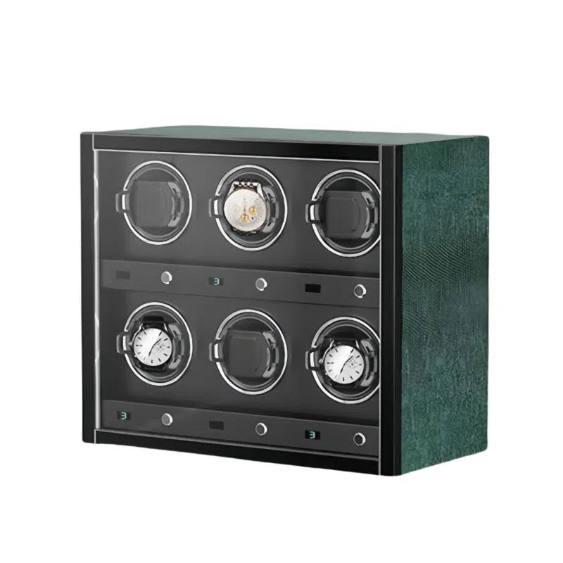 Carica Orologi Automatici Sestetto Smeraldo Nero-Le Remontoir-1