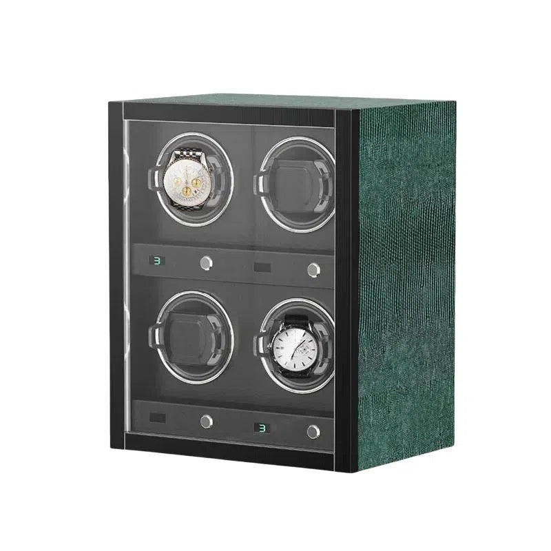 Carica Orologi Automatici Quatuor Smeraldo Nero-Le Remontoir-1