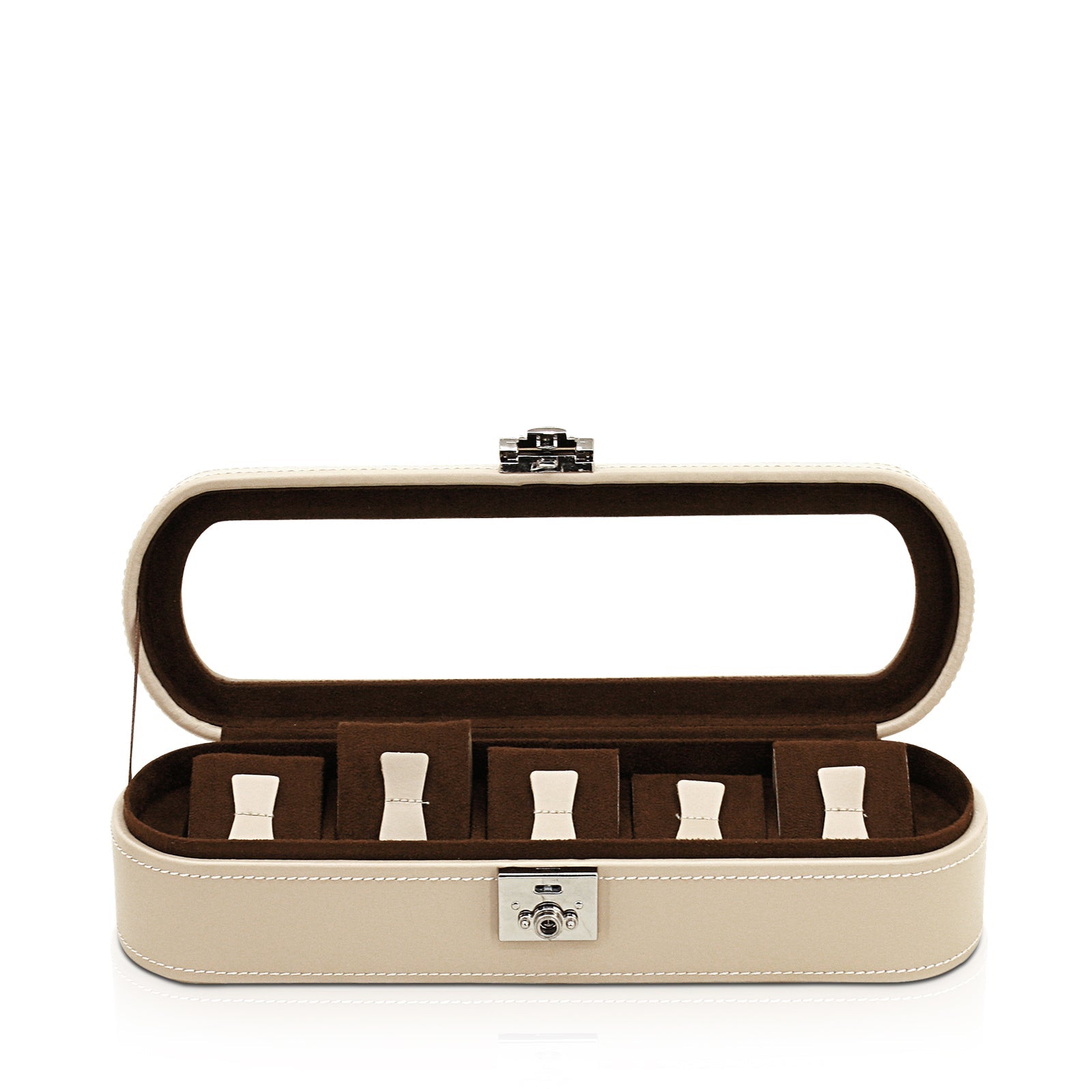 Porta Orologi - Cordoba 5 orologi Beige-Le Remontoir-3