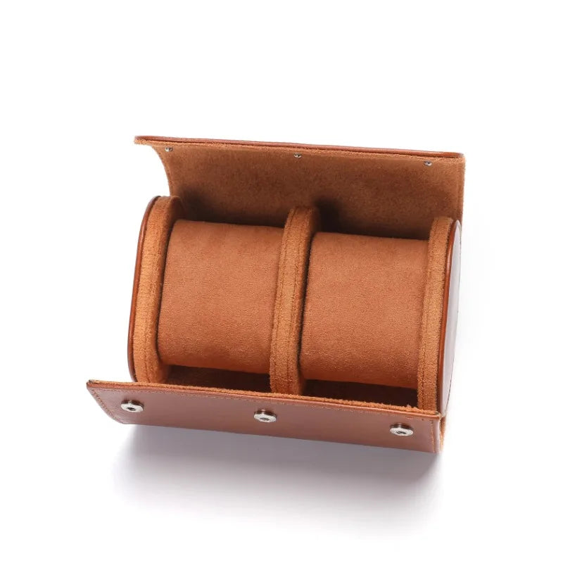 Astuccio – Pelle Marrone chiaro doppio 3