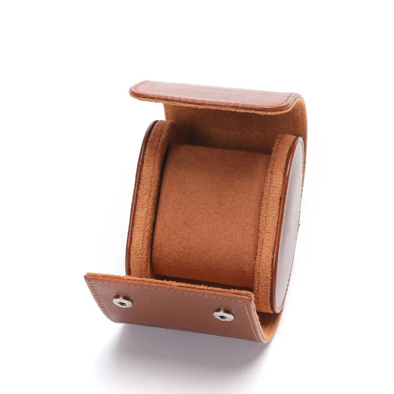 Astuccio – Pelle Marrone chiaro singolo 3