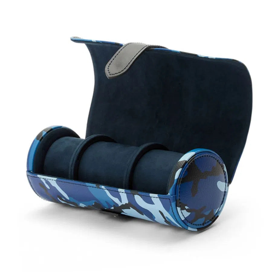Rotolo triplo porta orologi Elements Acqua con capsula-Le Remontoir-5