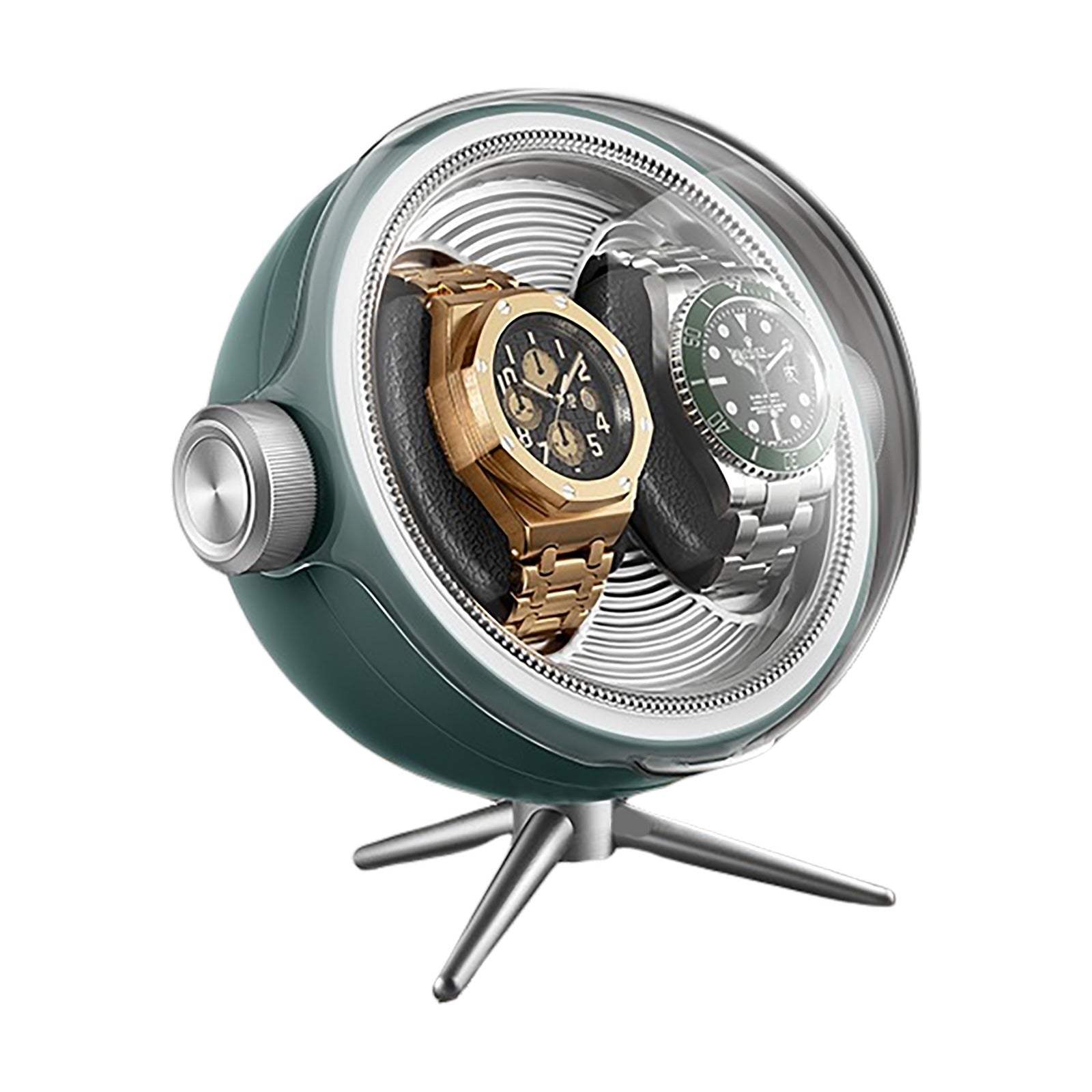 Carica Orologi Automatici - Tripode Duo Verde-Le Remontoir-1