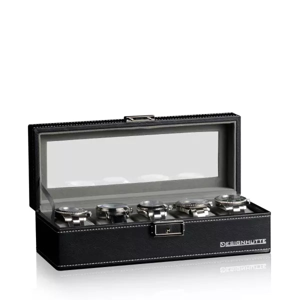 Porta Orologi - Houston 5 Orologi Nero-Porta Orologi-1