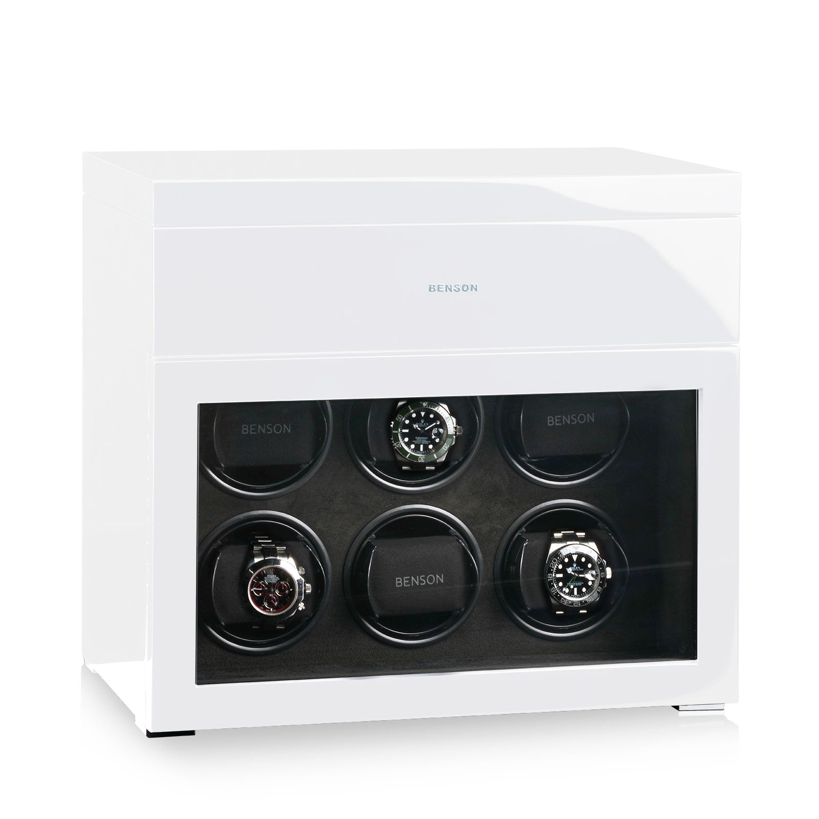 Carica Orologi Automatici - Porta Orologi Serie 6 Bianca-Le Remontoir-1