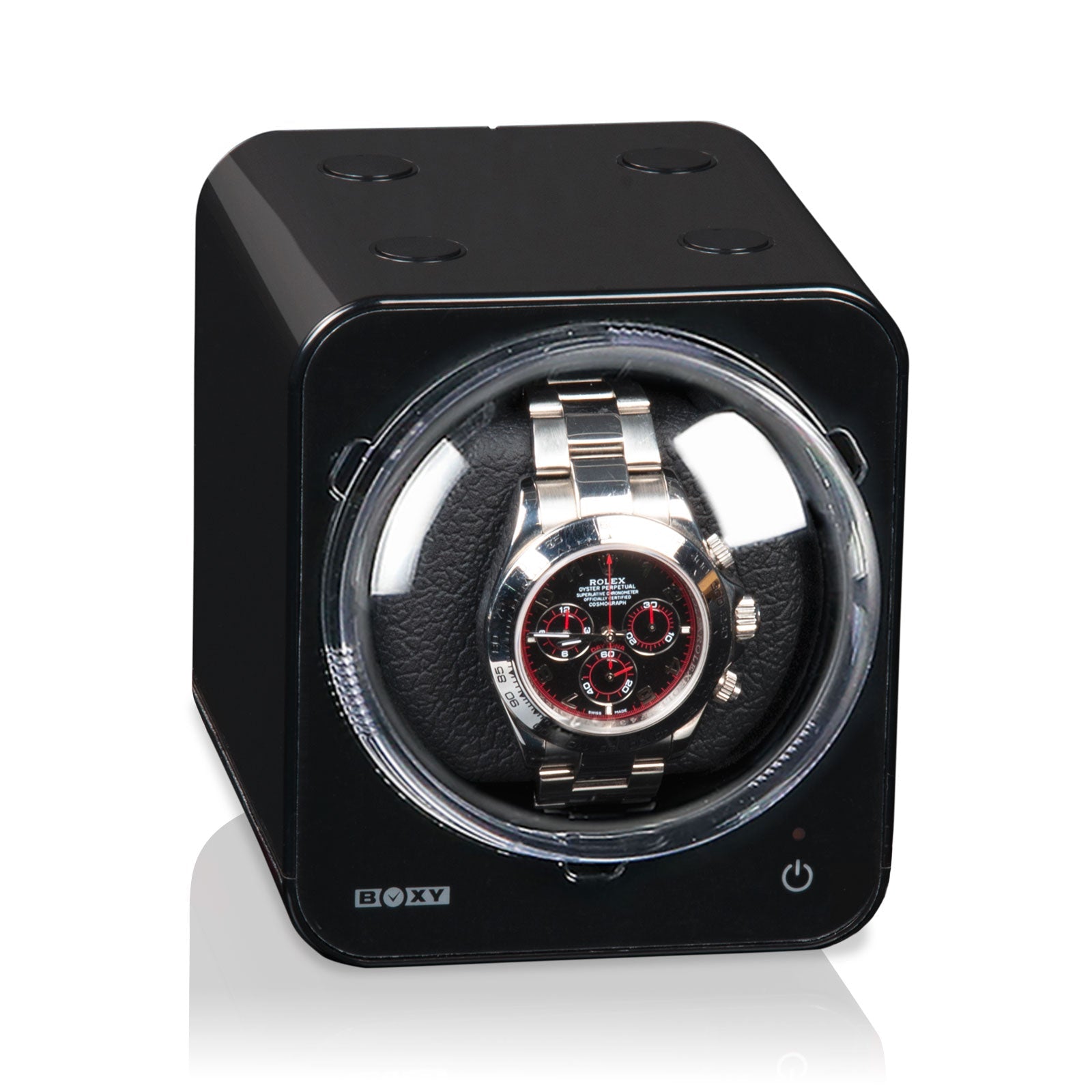 Carica Orologi Automatici Boxy Fancy Brick - Nero senza Alimentazione Elettrica-Le Remontoir-3