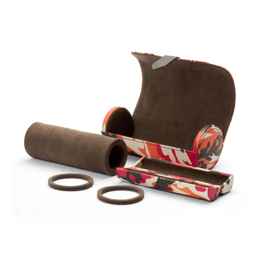 Rullo triplo porta orologi Elements Fuoco con capsula-Le Remontoir-3