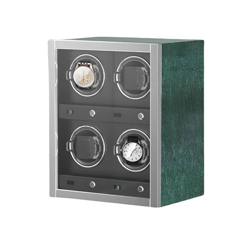 Carica Orologi Automatici Quatuor Smeraldo Argentato-Le Remontoir-1