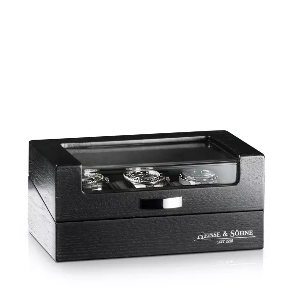 Porta Orologi - Guichet Oxford 3 Orologi Quercia Scura-Porta Orologi-3