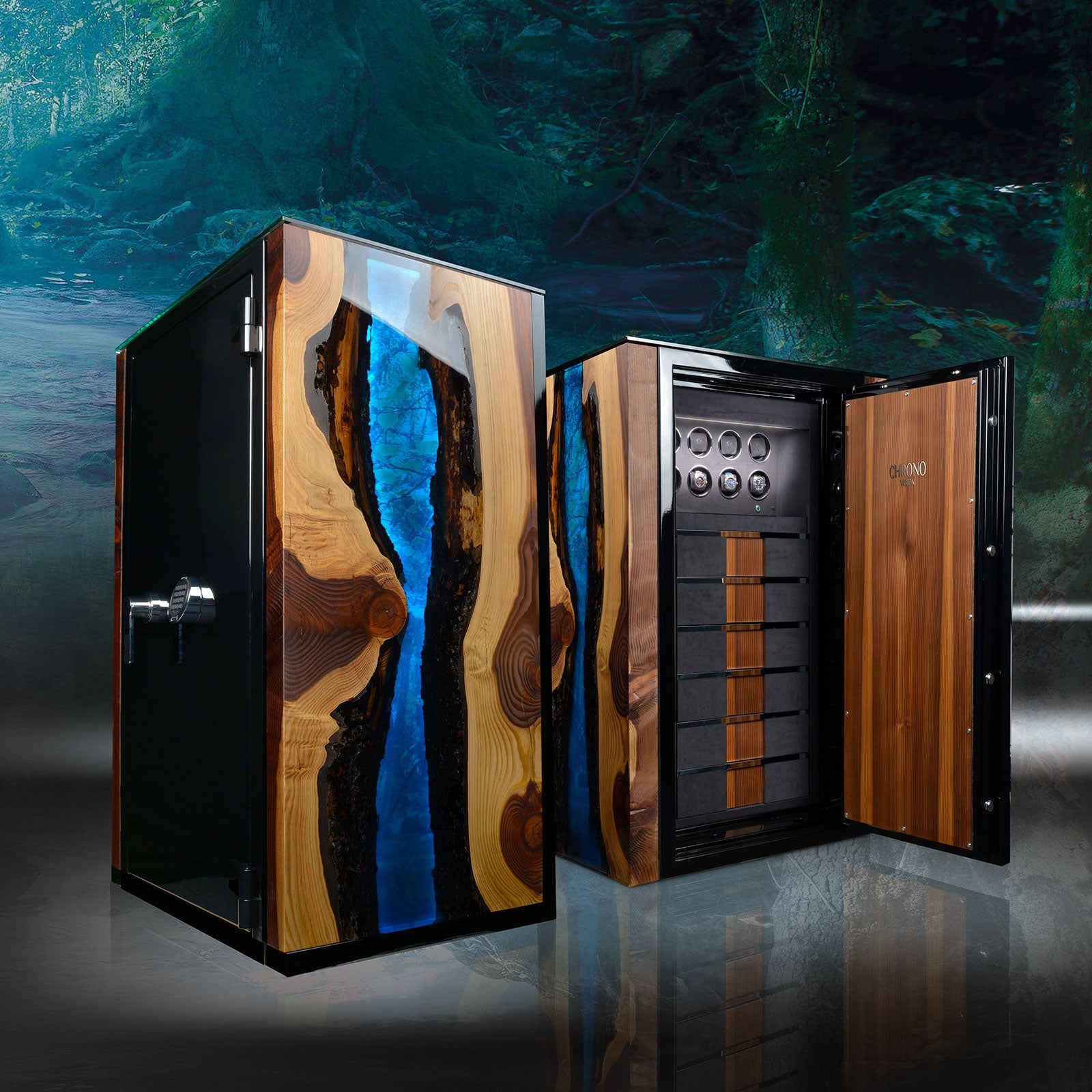 Carica Orologi Automatici - Cassaforte Custode Natura Selvaggia 8-Le Remontoir-2