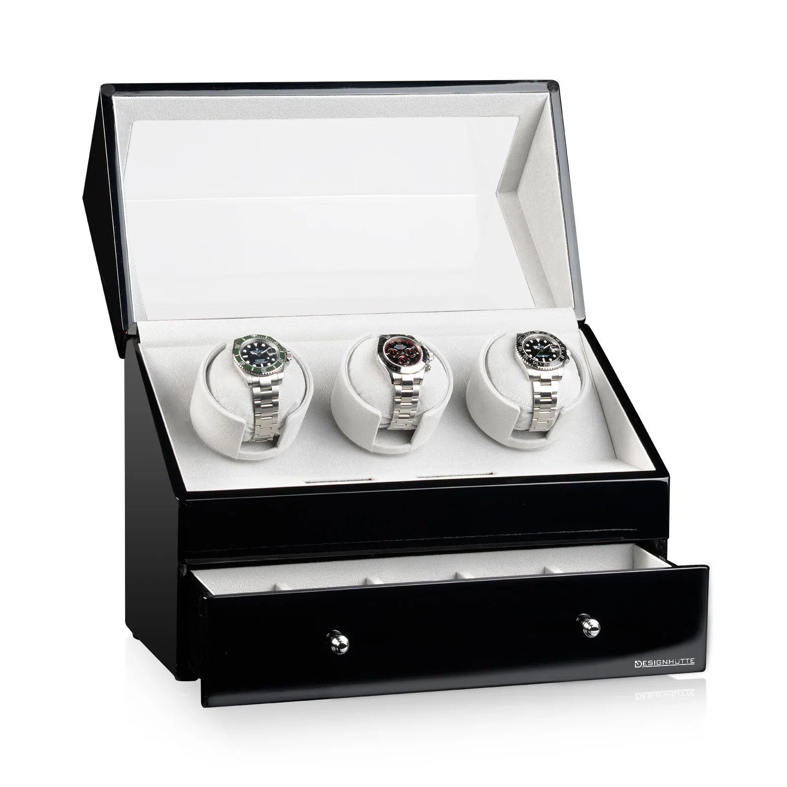 Carica Orologi Automatici - San Diego 3 Nero / Grigio-Le Remontoir-2