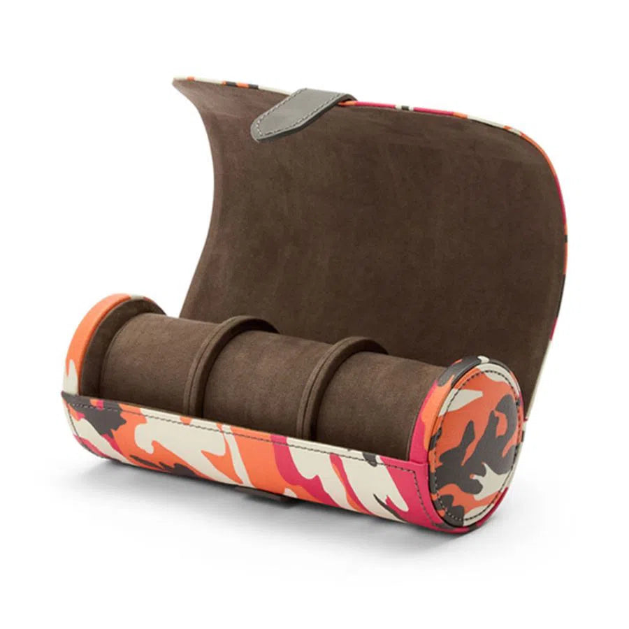 Rullo triplo porta orologi Elements Fuoco con capsula-Le Remontoir-5