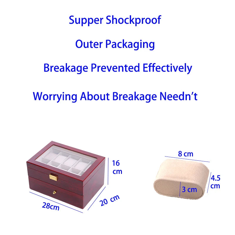 Porta orologi - Cofanetto Armonia Rosso-Le Remontoir-3