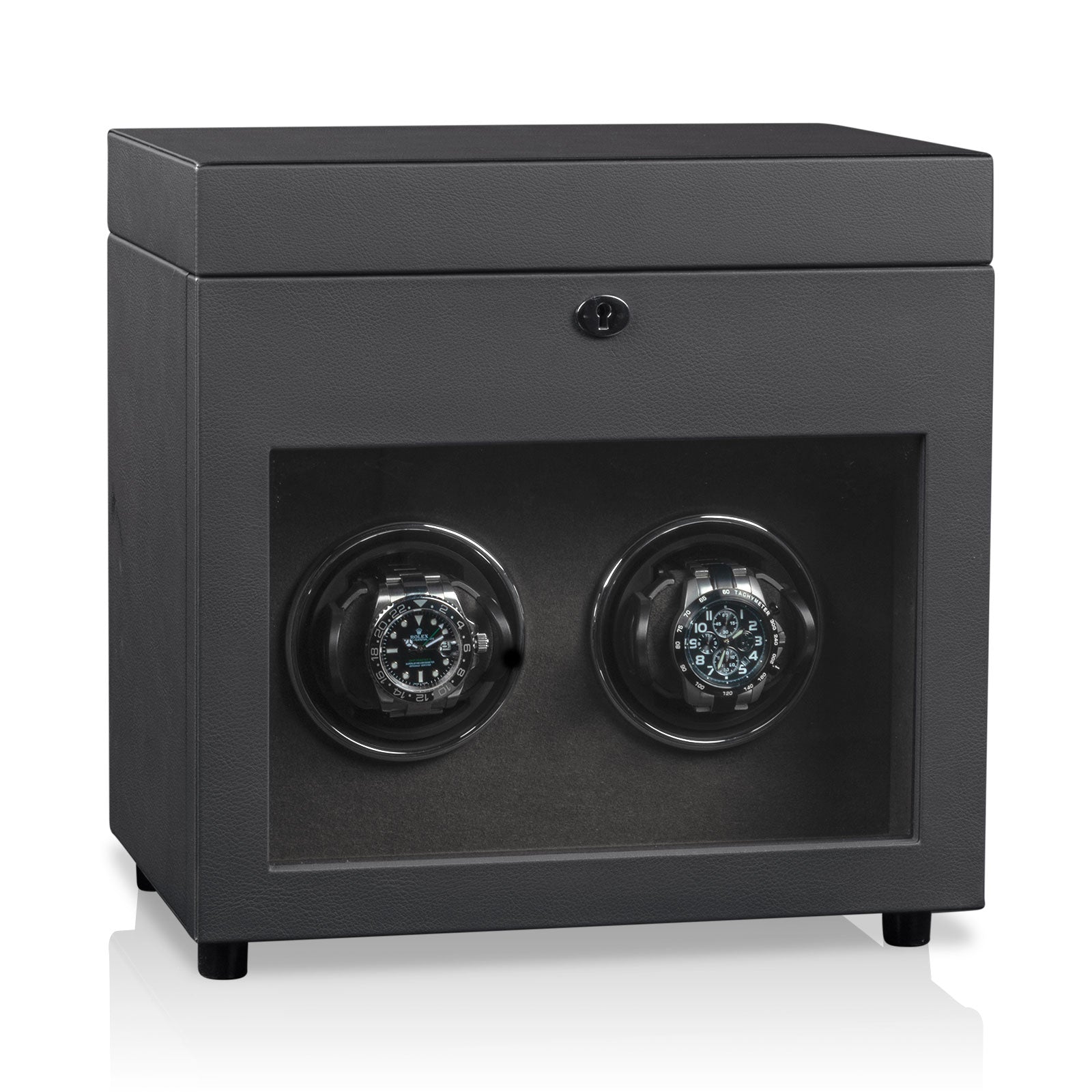 Carica Orologi Automatici - Vancouver 2 Antracite e Nero-Le Remontoir-1