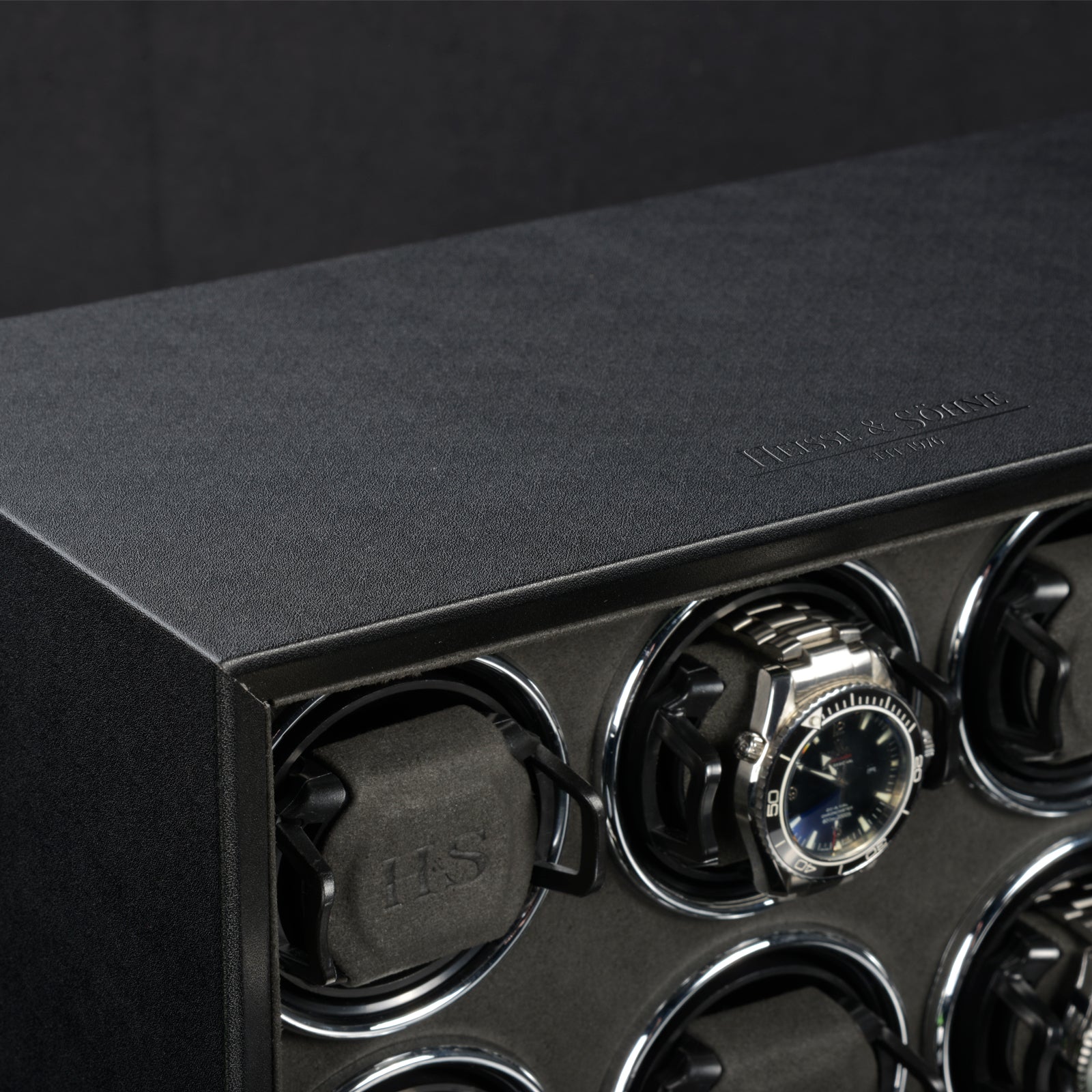 Carica Orologi Automatici - Custode Nero-Le Remontoir-4