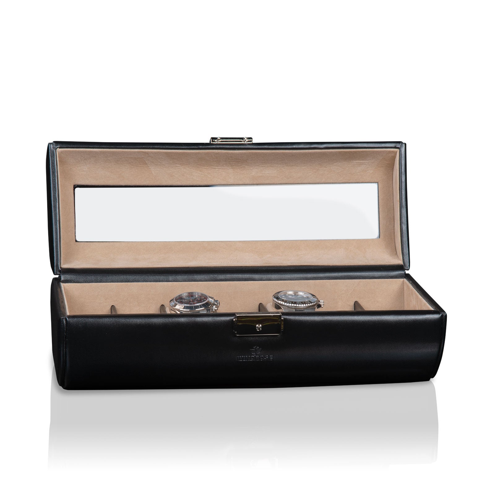 Porta Orologi - Merino 7 orologi Nero-Le Remontoir-1