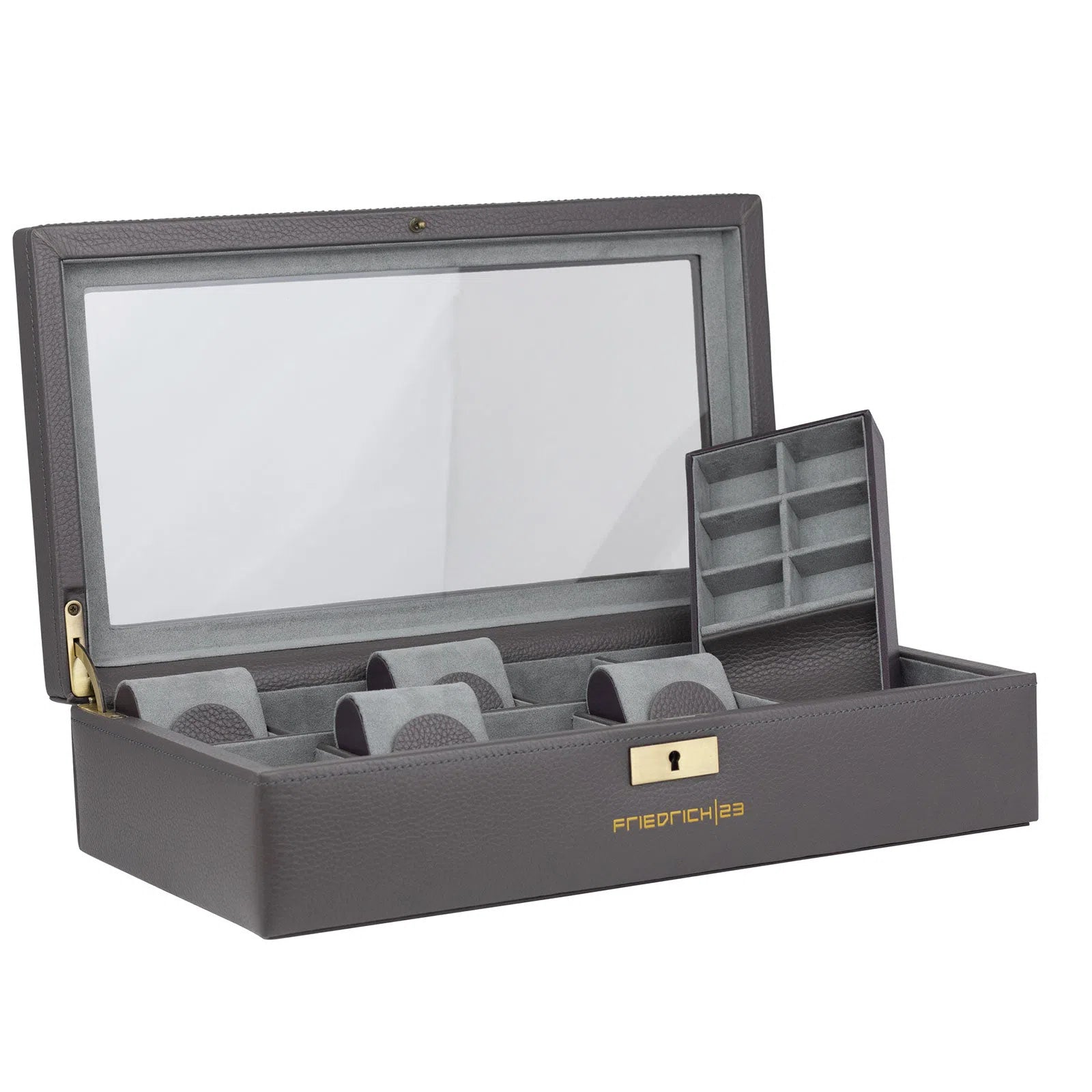 Porta Orologi - Jumbo Dynasty 8 Orologi Grigio-Porta Orologi-2