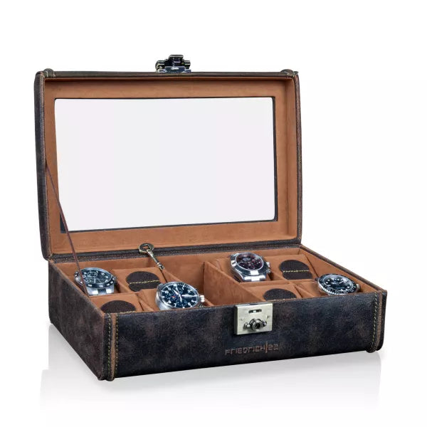 Porta Orologi - Cubano 8 Orologi Marroni-Porta Orologi-4